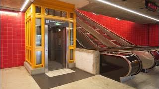 Sweden, Stockholm, Norsborg subway station, Metro, 1X elevator, 1X inclined elevator