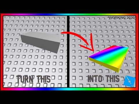 How To Make A Smooth Changing Rainbow Block In Roblox Studio Youtube - roblox turn brick color into color3