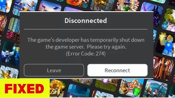 How To Roblox Error Code 274 On Windows || 2023