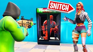 He Was Hiding In A Fridge Fortnite Snitch Hide And Seek