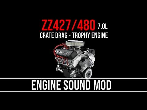 Cammed Chevrolet ZZ427/480 Crate Drag/Trophy 7.0L Big Block Engine