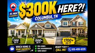 $300K Houses in Columbia, TN | Which One Would You Pick?