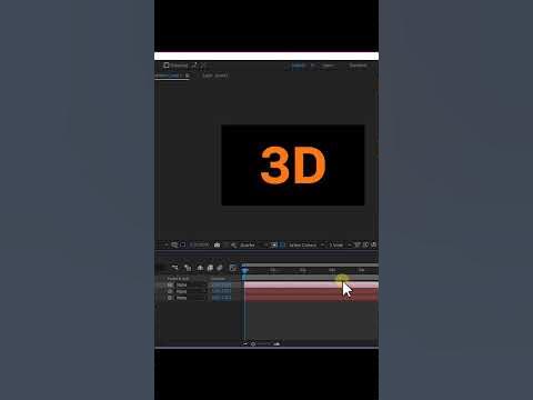 How To Create 3D Text After Effects - YouTube