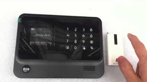 How to pair vibration sensor to G90B