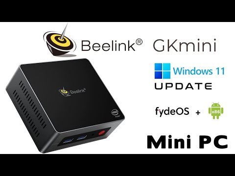 ราคา mini pc ล่าสุด  Update  Beelink GKmini Win 11 updated Intel J4125 Mini PC