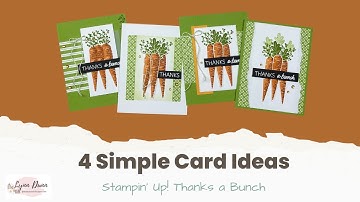 Thanks a Bunch Card Ideas