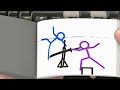 Stickman fightflipbook animation