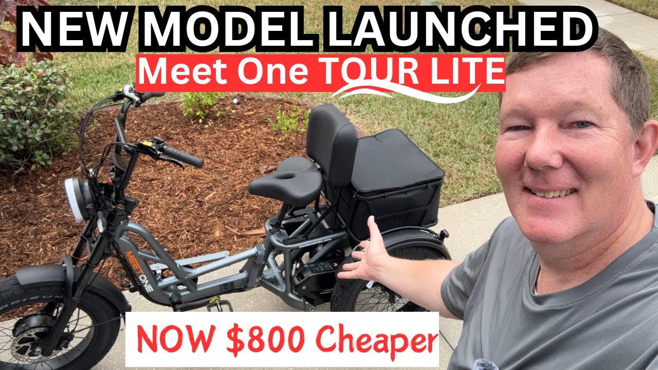 Meet One Tour Lite eTrike - NOW $800 CHEAPER
