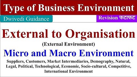 Micro environment, Macro Environment, type of environment, type of business environment, bba, mba