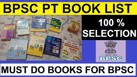 bpsc pt and mains book list | bpsc pt preparation strategy | 68th bpsc strategy