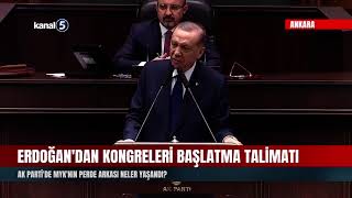 Erdoğan'dan kongreleri başlatma talimatı | AK Parti'de MYK'nın perde arkası neler yaşandı? Resimi