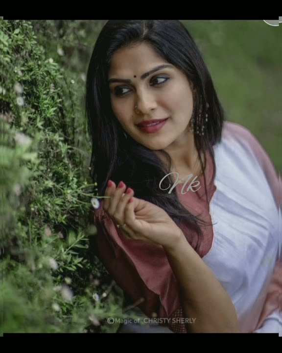 Swasika new sari photoshoot/manampola manghaliyam serial/zee kerala/NK status media