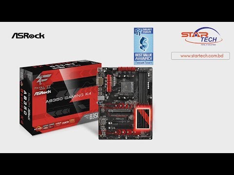 ASRock Fatal1ty AB350 Gaming K4 Motherboard overview | Star Tech