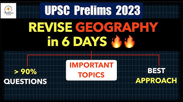 Complete *GEOGRAPHY* In 6 DAYS Efficiently(With MAPPING)| More Than 90% QUESTIONS | ThinkBasic Folks