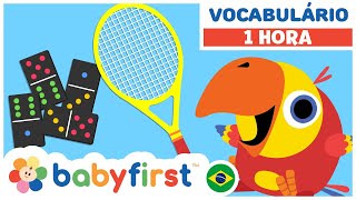 Desenhos Educativos | LARRY O PASSARINHO E OS OVOS COLORIDOS | aprender jogos | BabyFirst Brasil