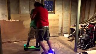 Hoverboard takedown challenge