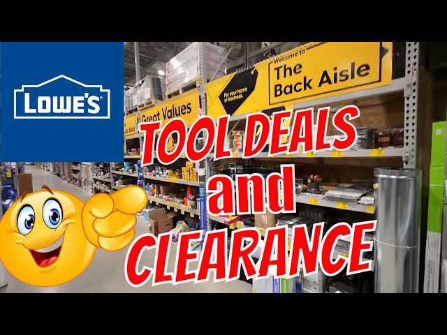 Lowe's Tons Of CLEARANCE TOP TOOL DEALS 