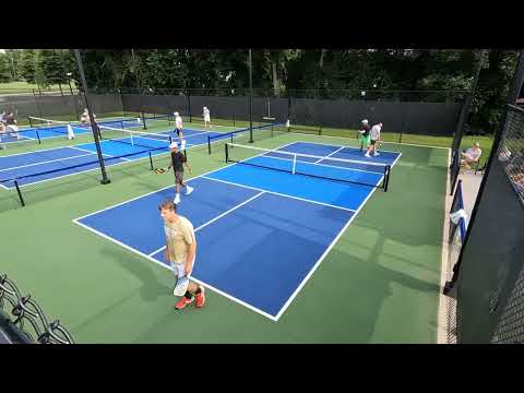 Newnan Pickleball / 8-13-22 /Todd Castleberry/DJ Nikam vs Jim Rogers Ryan Thiesen