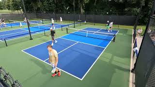 Newnan Pickleball / 8-13-22 /Todd Castleberry/DJ Nikam vs Jim Rogers Ryan Thiesen
