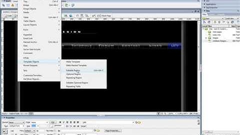 Creating Web Templates In Dreamweaver   YouTube