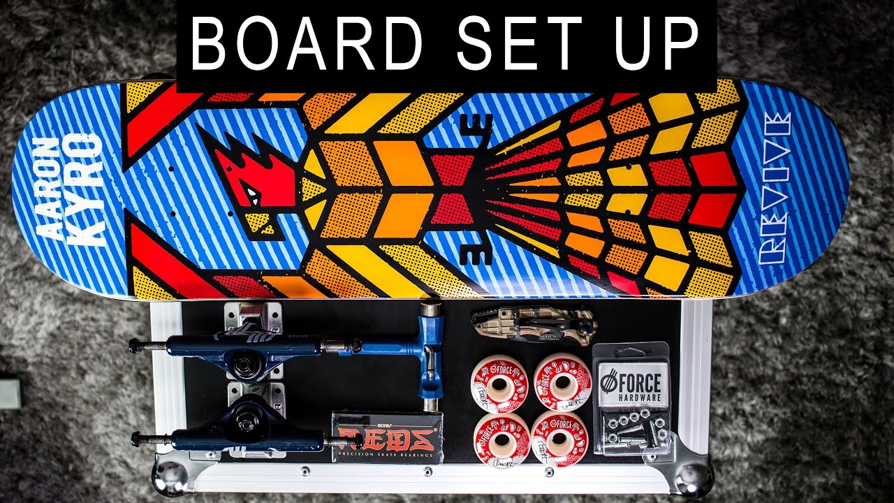 VLOG: HOW TO SETUP A SKATEBOARD - YouTube