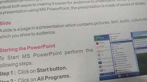 Class - 5th. Lesson -4  Microsoft PowerPoint.  part-1
