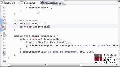 Java Game Development   7   Loading Images360p H 264 AAC new