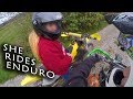 Girl Loves Dirt Bikes - Let's Teach Her How To Ride Motocross!