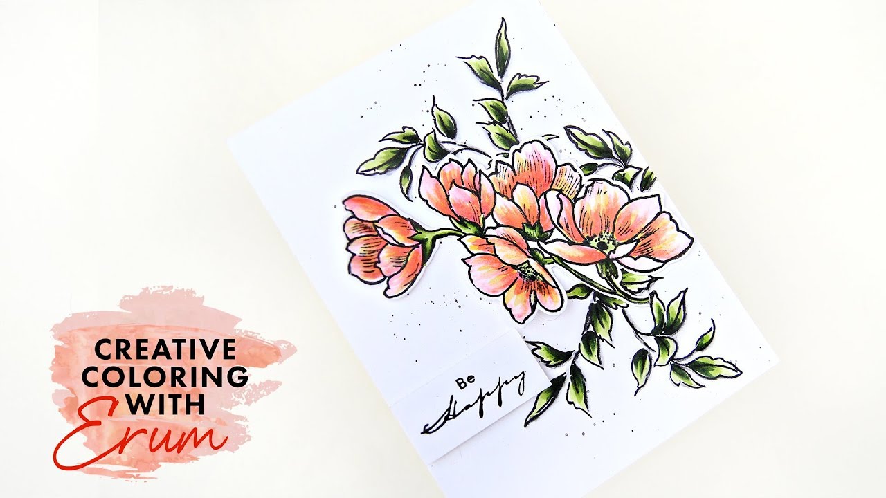 Creative Coloring with Erum: Easy Artist Marker Coloring - YouTube