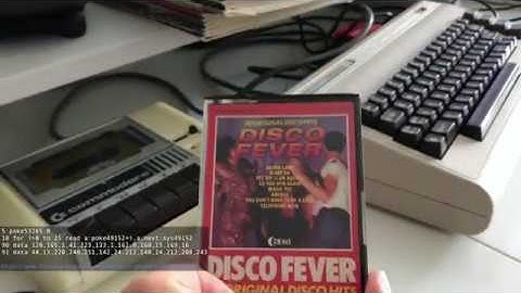 C64 and Datassette as audio cassette player