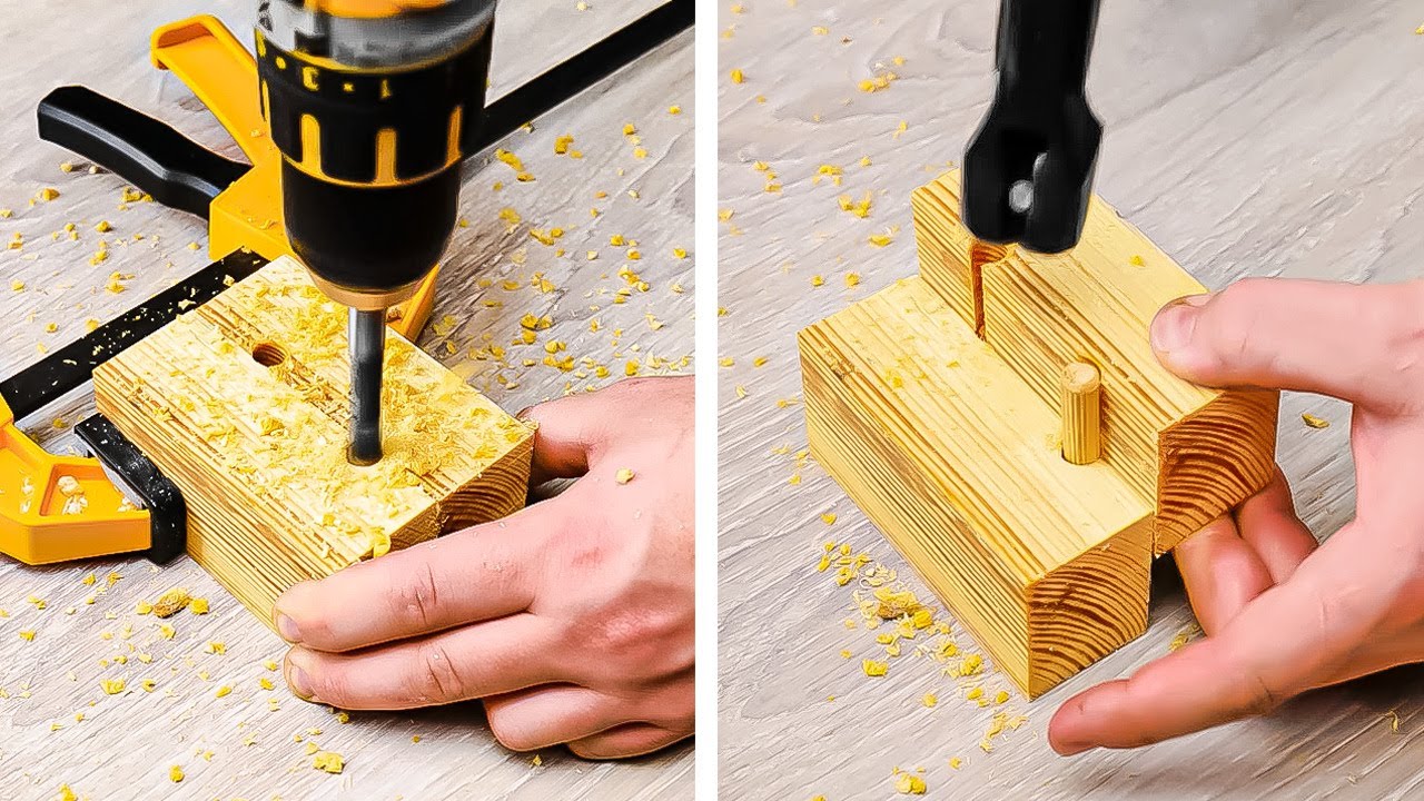 WOODWORKING HACKS YOU CAN EASILY TRY AT YOUR BUILDINGS