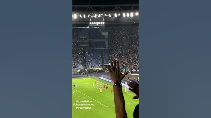 GOL PROVEDEL IN DIRETTA DALLO STADIO OLIMPICO LAZIO - ATLETICO MADRID 1-1 AL 94 CHAMPIONS LEAGUE