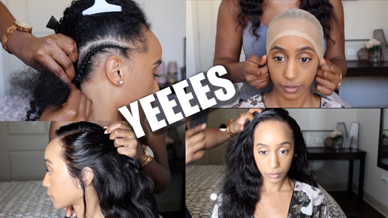 INSTALLINGl A 360 LACE Frontal Wig With GHOST BOND XL ESHA WIG GLUE