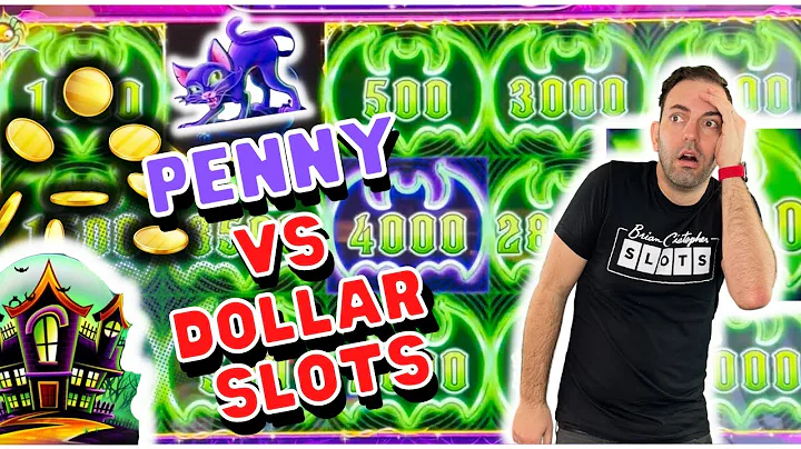PENNY vs DOLLAR Slot Machines  MAX BET Spins at Ch...