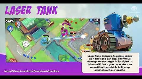 Boom Beach: Frontlines - Laser Tank Gameplay **New Sneak Peek**