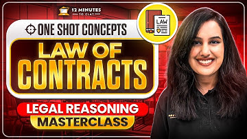 CLAT 2026: Law of Contracts | One Shot Concepts | Legal Reasoning Masterclass