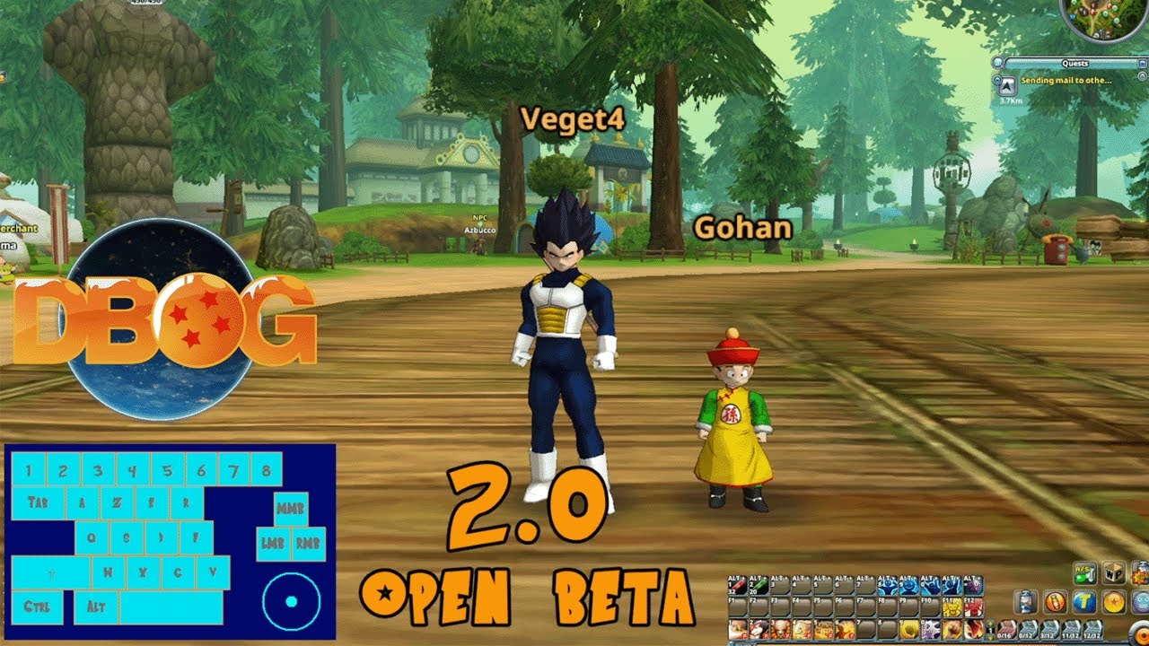 DBOG 2.0 Open Beta - Vegeta and Gohan are already in !! (short version)
