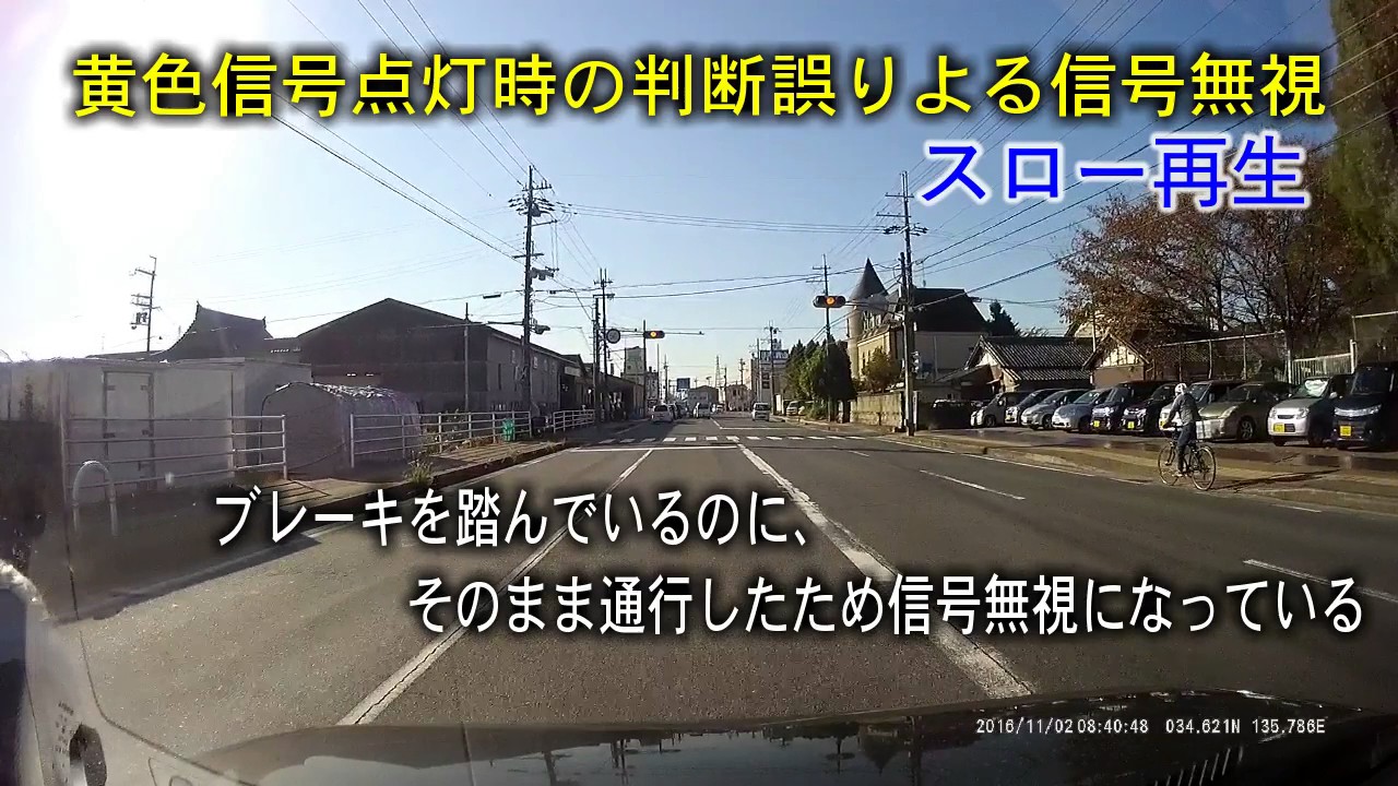 ヒヤリハット分析から見た指導方法6 信号交差点 Kouri Sdas