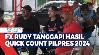 Ketua DPC PDIP Kota Solo, FX Rudy Tanggapi Hasil Quick Count Pilpres 2024