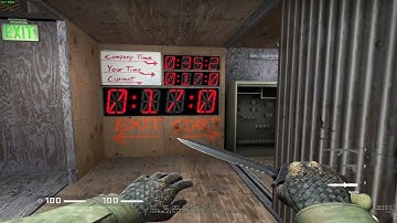 CSGO Gun Range Speedrun WR 17.0 (128 tick)