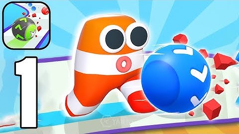 Alphabet Run: Rolling Balls - Gameplay Walkthrough Part 1 Tutorial Dribble (Android,iOS)