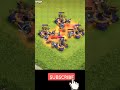 Skeleton Spell vs X Bow - clash of clans #shorts #viral