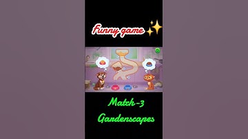 Funny mini Game 💫 Match-3 Game Gardenscapes #games #gameplay #gaming