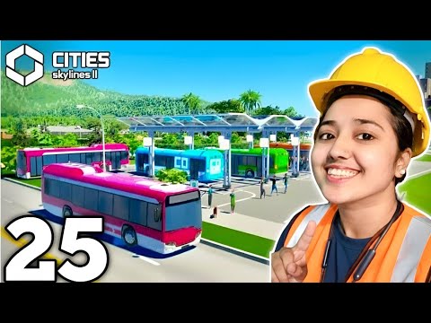 I Built a Largest Bus Network Across My City | Cities Skylines 2 EP 25 ...