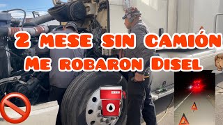 Dos mese si poder trabajar me dañaron el camión y me robaron diésel 🤦🏽 paccar mx13