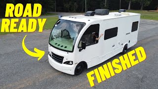 Salvage Thor RV Finishing Touches + Test Drive Grand Finale 95% DONE