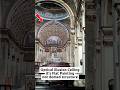 Church #5 Visit: San Satiro Illusion Ceiling Church Milano 🇮🇹 #shorts #church #catholic