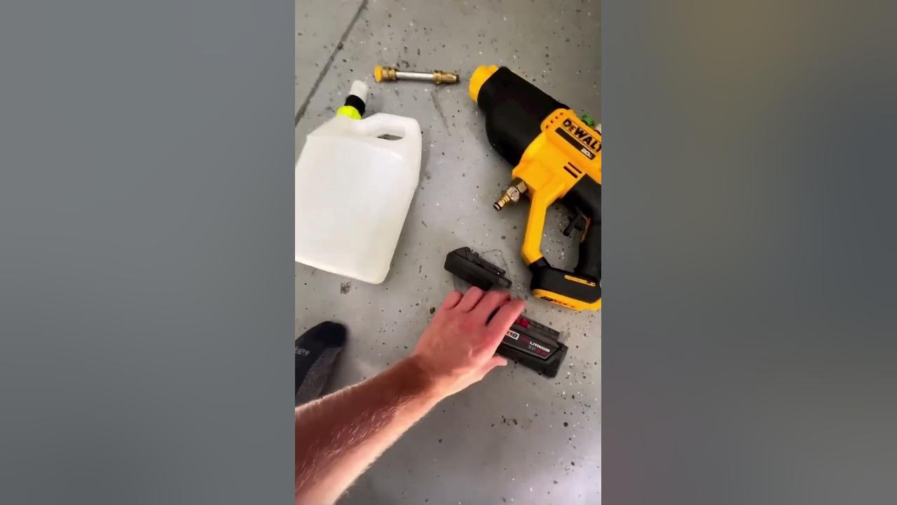 Dewalt Cordless pressure washer YouTube