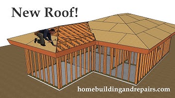 How To Build Hip Roof With Valley For New Home Addition When Attaching To Existing Hip Roof