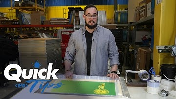 Quick Tip: Taping Screens